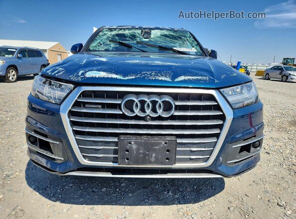 WA1VAAF78JD052378 2018 AUDI Q7 Blue Vista frontal