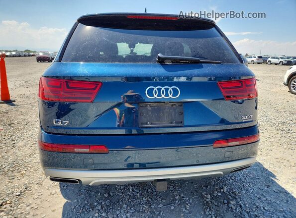 WA1VAAF78JD052378 2018 AUDI Q7 Blue Vista trasera