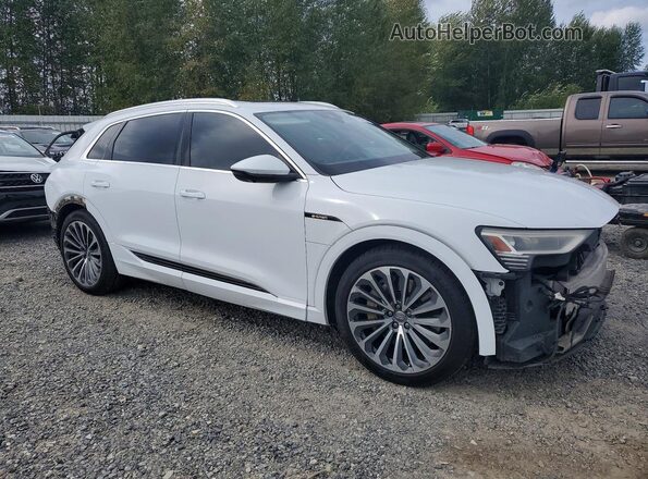WA1VAAGE1KB025002 2019 AUDI E-TRON Белый Передняя правая четверть