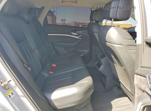 WA1VAAGE4KB020182 2019 AUDI E-TRON Серебряный Вид задней части салона