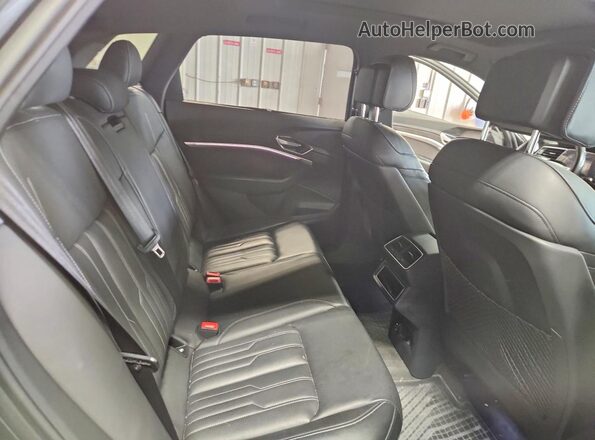 WA1VAAGE9KB007489 2019 AUDI E-TRON Silver Rear interior view