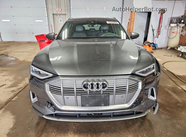 WA1VAAGE9KB007489 2019 AUDI E-TRON Silver Front view