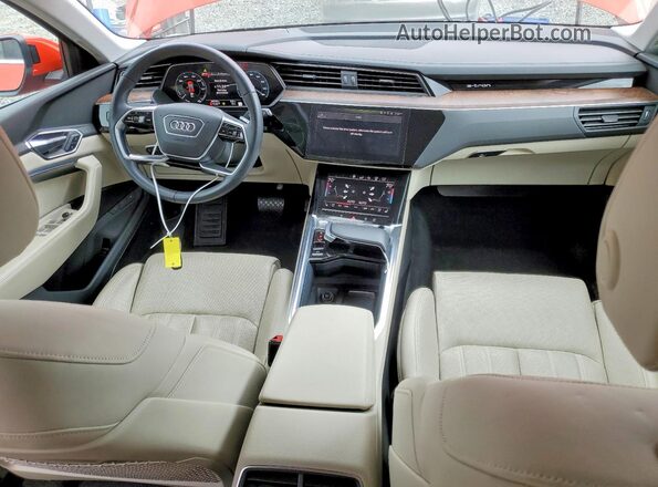 WA1VABGE3KB009955 2019 AUDI E-TRON Red Առջևի վահանակի տեսք