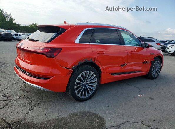 WA1VABGE4KB009821 2019 AUDI E-TRON Красный Задняя правая четверть