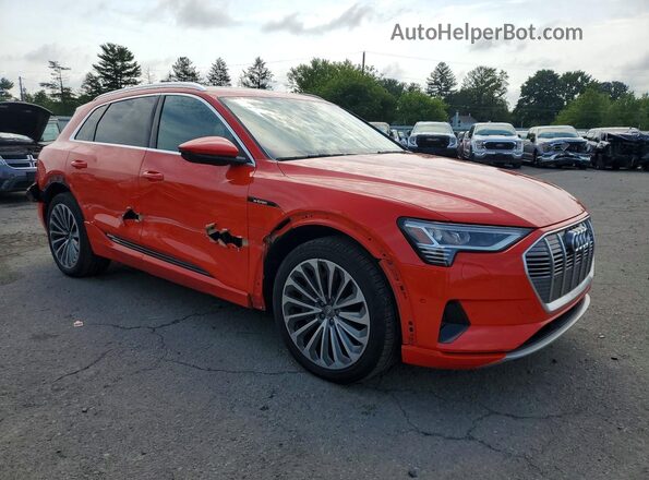 WA1VABGE4KB009821 2019 AUDI E-TRON Красный Передняя правая четверть