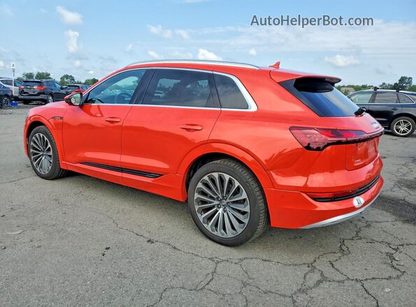 WA1VABGE4KB009821 2019 AUDI E-TRON Красный Задняя левая четверть