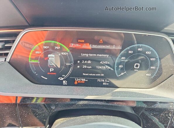 WA1VABGE5MB038148 2021 AUDI E-TRON Black Հետևի նստատեղերի տեսք