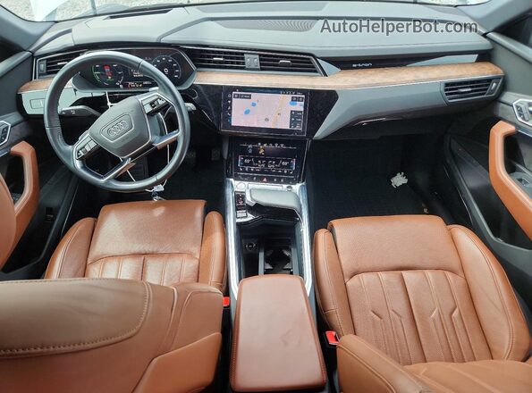 WA1VABGE9KB019129 2019 AUDI E-TRON White წინა პანელის ხედი