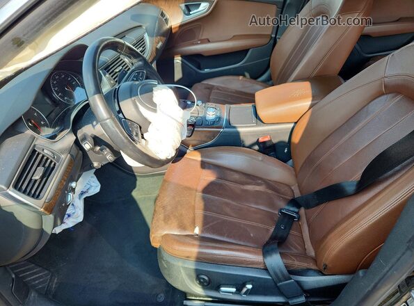 WAU2GAFC4GN067089 2016 AUDI A7 Black Вид салону спереду