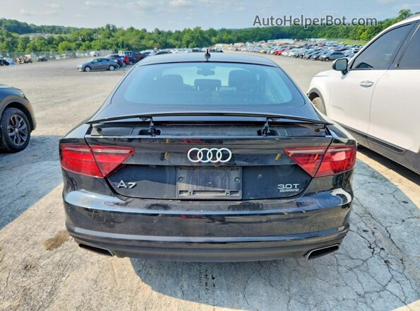 WAU2GAFC4GN067089 2016 AUDI A7 Black Вид ззаду