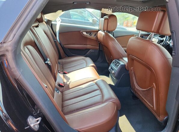 WAU2GAFC4GN067089 2016 AUDI A7 Black Вид задніх сидінь