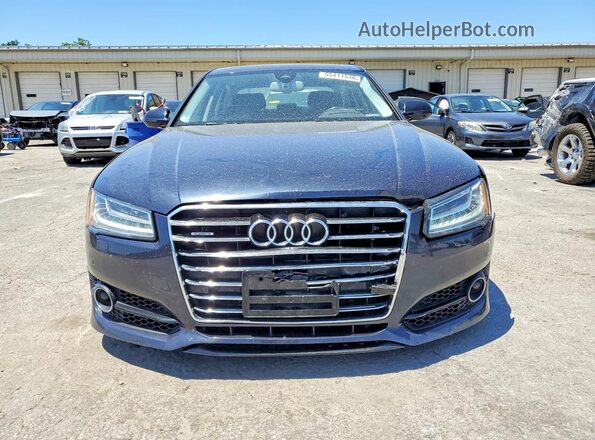 WAU43AFD4HN003780 2017 AUDI A8 Black წინა ხედი