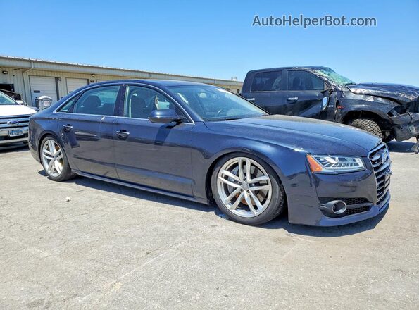 WAU43AFD4HN003780 2017 AUDI A8 Black წინა მარჯვენა