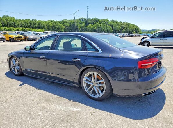 WAU43AFD4HN003780 2017 AUDI A8 Black უკანა მარცხენა