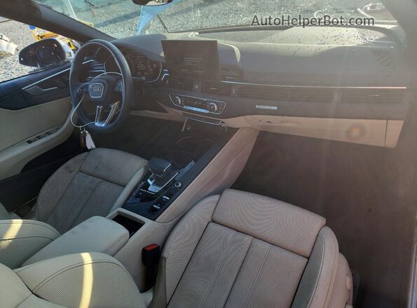 WAU4AGF55RN001670 2024 AUDI A5 White Вид панелі приладів