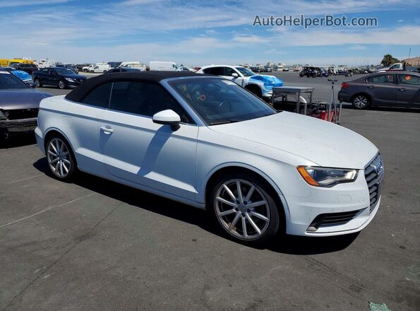 WAU67LFFXG1077933 2016 AUDI A3 White Delantero derecho