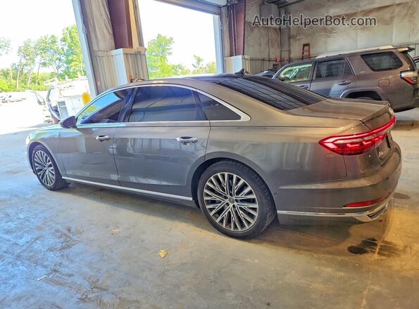 WAU8DAF85KN019138 2019 AUDI A8 Gray Задня ліва чверть