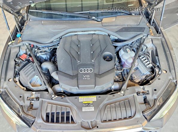 WAU8DAF85KN019138 2019 AUDI A8 Gray Вид задньої частини салону
