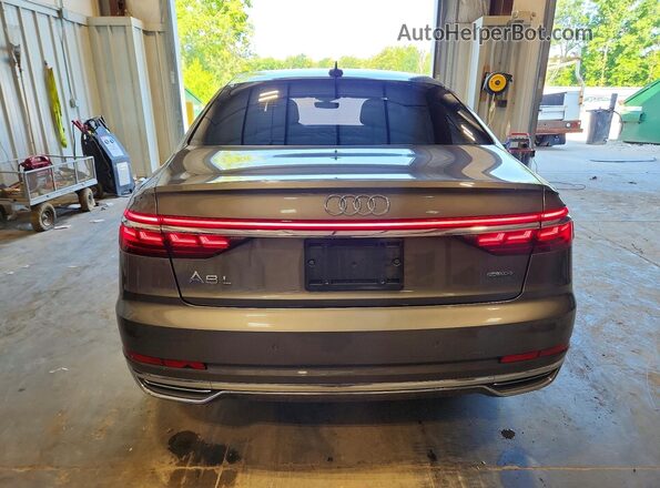 WAU8DAF85KN019138 2019 AUDI A8 Gray Вид ззаду