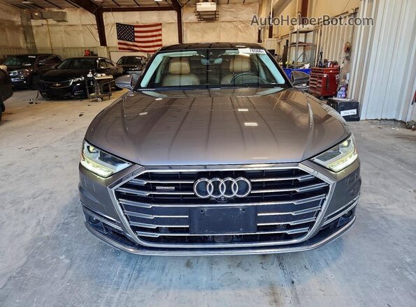 WAU8DAF85KN019138 2019 AUDI A8 Gray Вид спереду