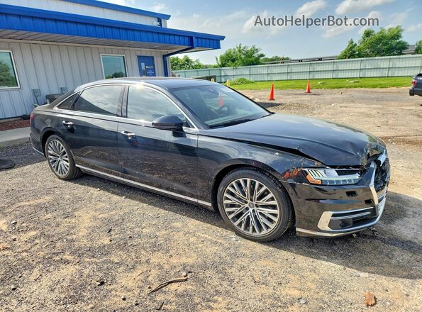 WAU8DAF8XKN019037 2019 AUDI A8 Черный Передняя правая четверть