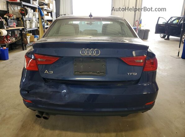 WAUA7GFF5G1004759 2016 AUDI A3 Blue უკანა ხედი