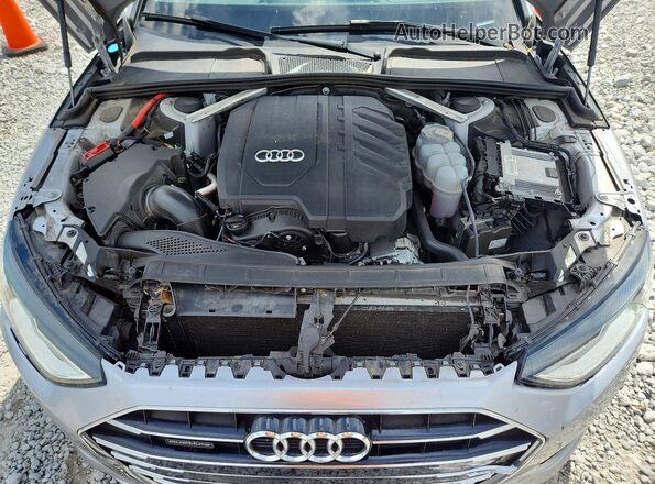 WAUABAF45MA042594 2021 AUDI A4 Серебряный Вид задней части салона