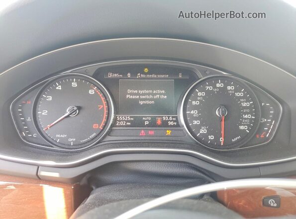 WAUABCF52NA028366 2022 AUDI A5 Gray Սարքավորումների վահանակի տեսք