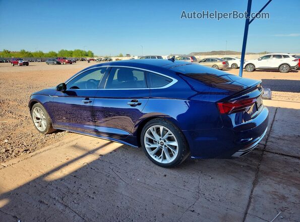 WAUABCF59PA021417 2023 AUDI A5 Blue Հետևի ձախ