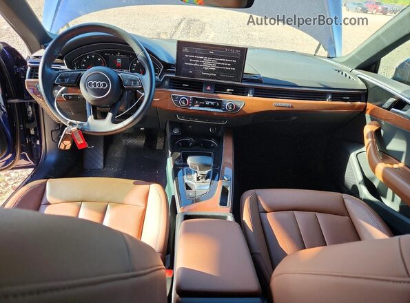 WAUABCF59PA021417 2023 AUDI A5 Blue Առջևի վահանակի տեսք