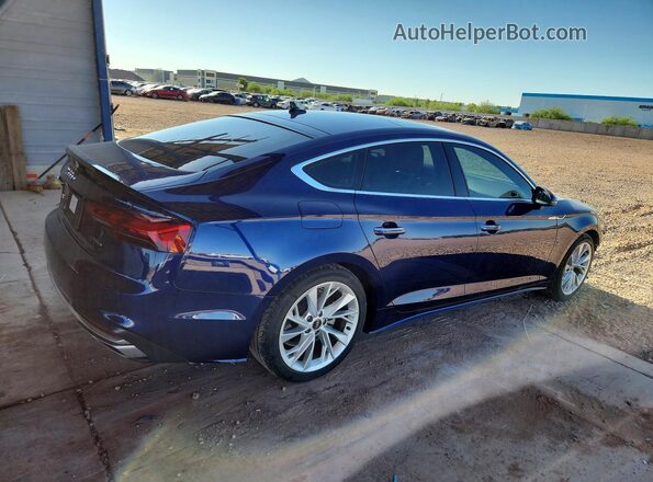WAUABCF59PA021417 2023 AUDI A5 Blue Հետևի աջ