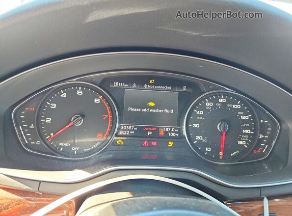 WAUABCF59PA021417 2023 AUDI A5 Blue Սարքավորումների վահանակի տեսք
