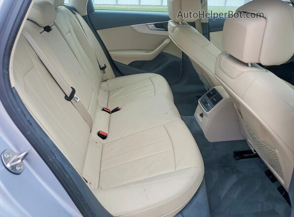 WAUANAF42HN024429 2017 AUDI A4 Серебряный Вид задних сидений