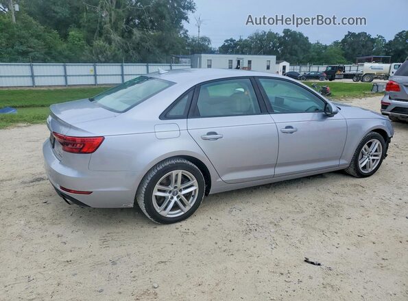 WAUANAF42HN024429 2017 AUDI A4 Серебряный Задняя правая четверть