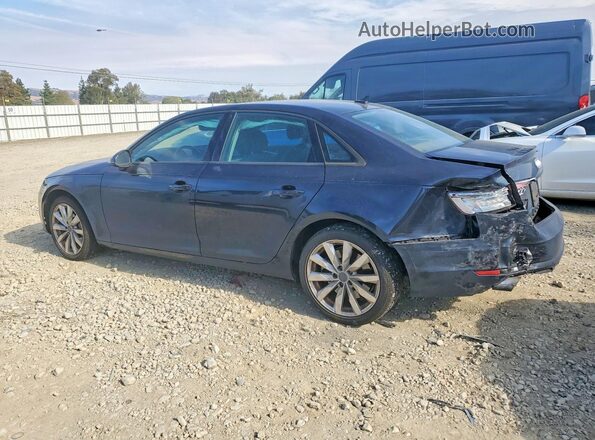 WAUANAF45HN021203 2017 AUDI A4 Blue Trasero izquierdo