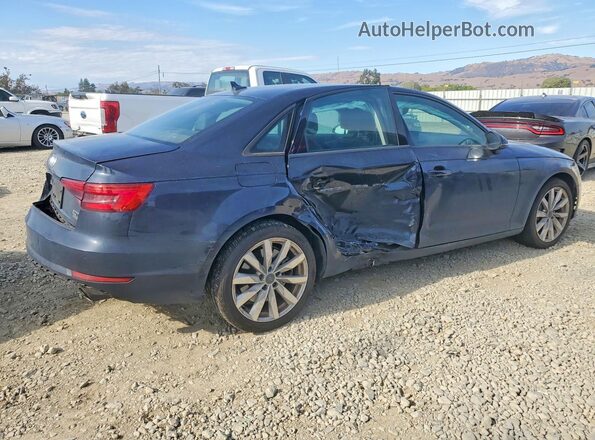 WAUANAF45HN021203 2017 AUDI A4 Blue Trasero derecho