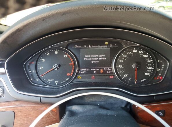 WAUANCF53LA008535 2020 AUDI A5 White ხელსაწყოთა პანელის ხედი