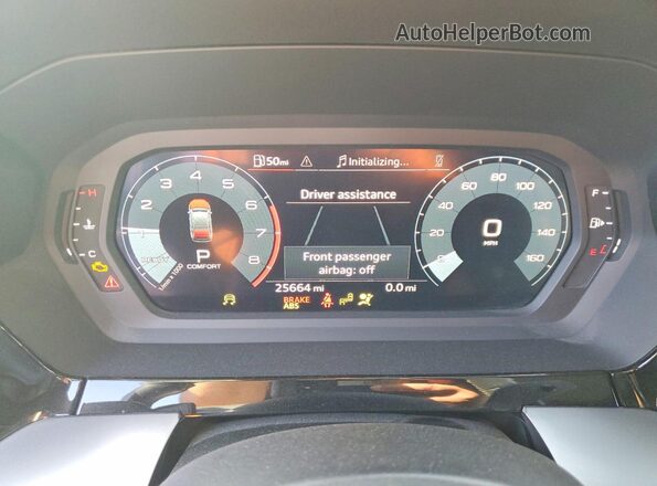 WAUAUDGY8PA050741 2023 AUDI A3 Синий Вид щитка приборов