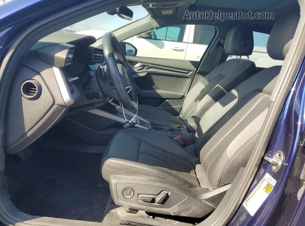 WAUAUDGY8PA050741 2023 AUDI A3 Синий Вид салона спереди