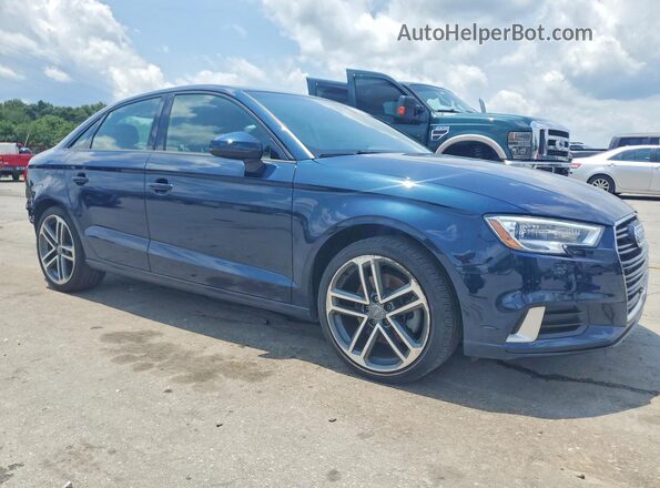 WAUAUGFF9J1009544 2018 AUDI A3 Blue Передня права чверть