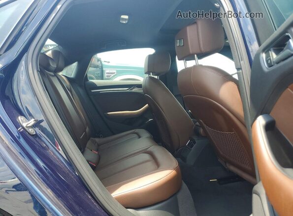 WAUAUGFF9J1009544 2018 AUDI A3 Blue Вид задніх сидінь