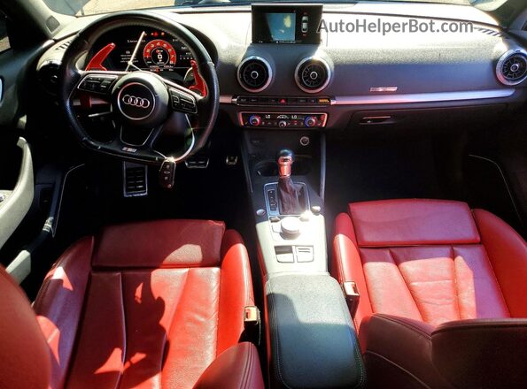 WAUB1GFF7H1037415 2017 AUDI S3 Черный Вид панели приборов
