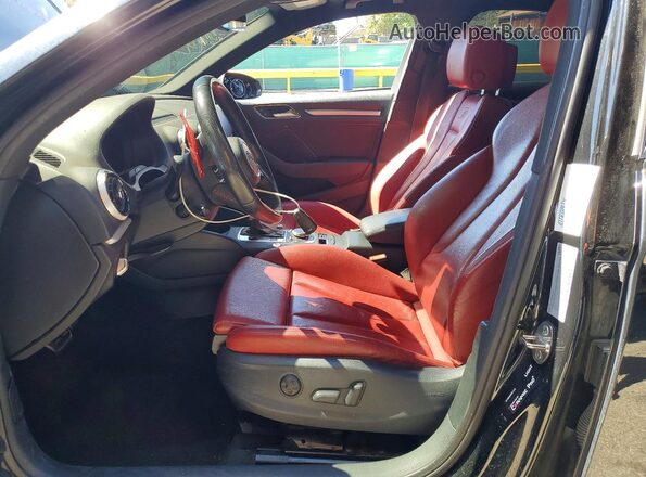 WAUB1GFF7H1037415 2017 AUDI S3 Черный Вид салона спереди