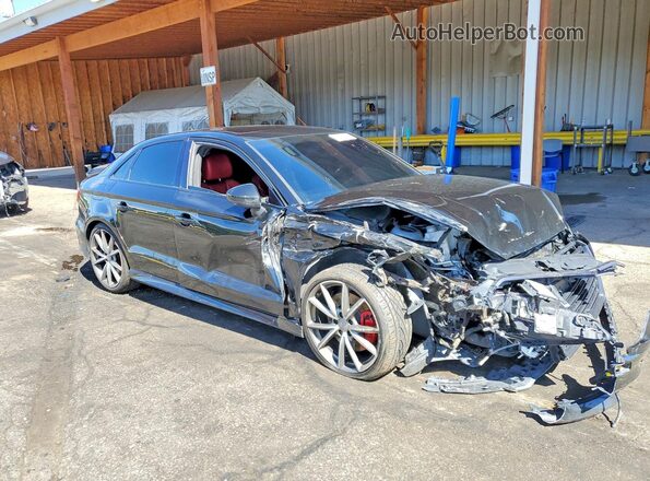 WAUB1GFF7H1037415 2017 AUDI S3 Черный Передняя правая четверть