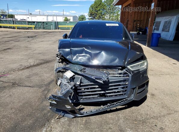 WAUB1GFF7H1037415 2017 AUDI S3 Черный Вид спереди