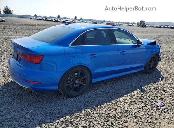WAUB1GFFXJ1014992 2018 AUDI S3 Blue Задня права чверть