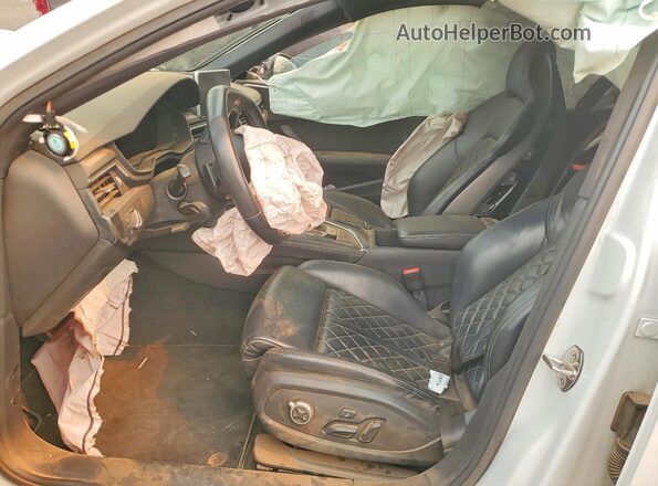 WAUB4AF43JA002427 2018 AUDI S4 White Vista interior delantera