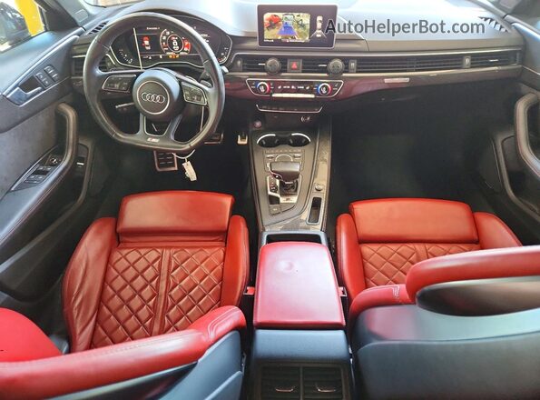 WAUB4AF48JA233890 2018 AUDI S4 Black Вид панелі приладів