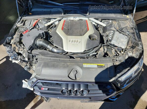 WAUB4AF48JA233890 2018 AUDI S4 Black Вид задньої частини салону