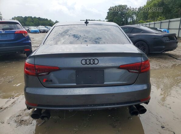 WAUB4AF4XJA003929 2018 AUDI S4 Gray უკანა ხედი